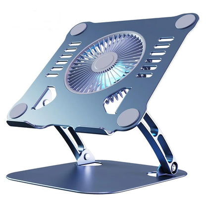 AnphraTek Slim Adjustable Laptop Cooler - Aluminum 3-Speed Cooling Stand for 11-15.6 Inch MacBooks