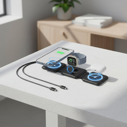 AnphraTek AppleTriCharge: Foldable 3-in-1 Station