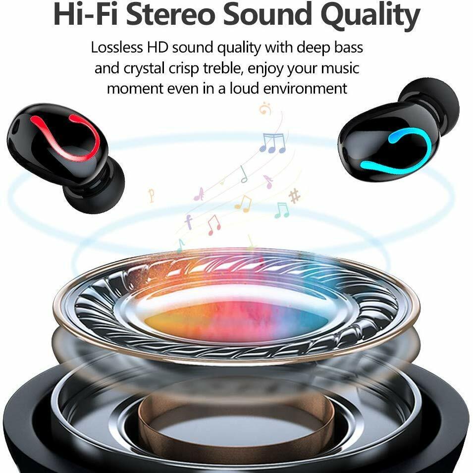 AnphraTek TWS Mini Stereo Wireless Earbuds IPX7