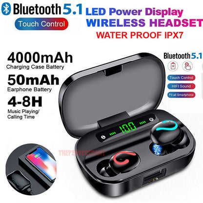 AnphraTek TWS Mini Stereo Wireless Earbuds IPX7