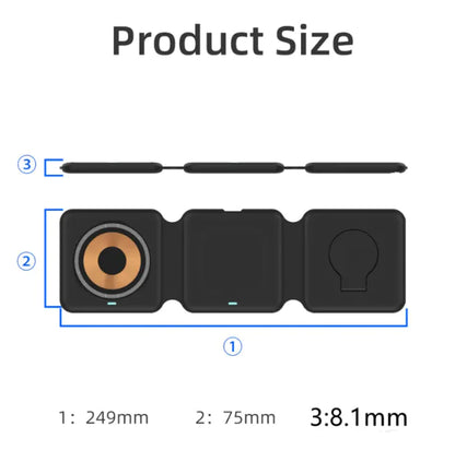 Magnetic Tri Sleek Wireless Charger