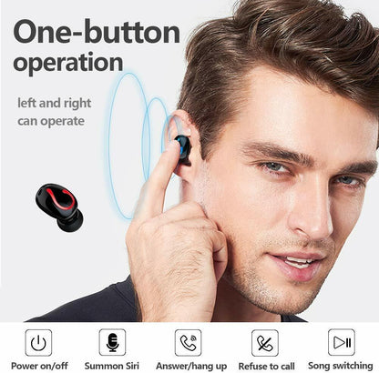 AnphraTek TWS Mini Stereo Wireless Earbuds IPX7