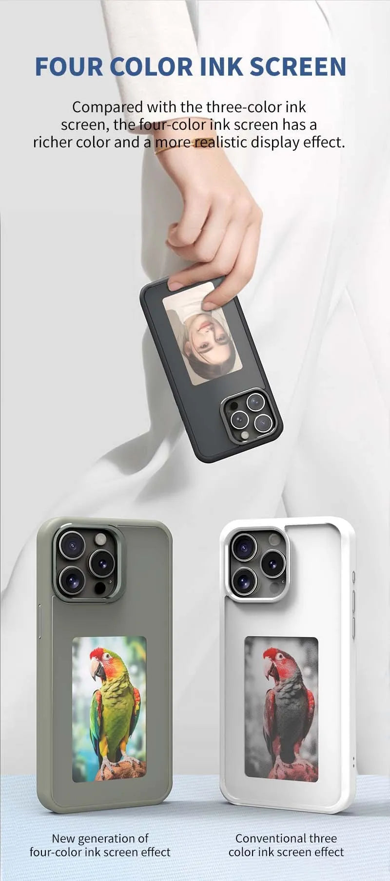 AnphraTek E-Ink Phone Case